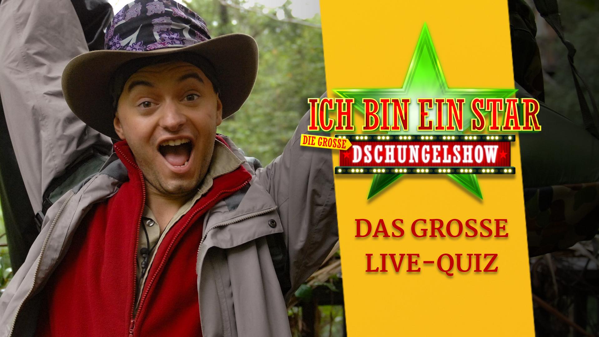 Live-Quiz zur Dschungelshow  mit Julian F.M. Stoeckel bei RTL.de
