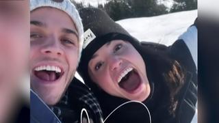 Luca Hänni und Christina Luft genießen Zeit im Schweizer Schneeparadies