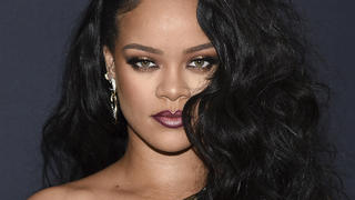 FILE - Singer and fashion designer Rihanna attends the "Rihanna" book launch event in New York on Oct. 11, 2019. It's been four years since Rihanna released an album but the singer is working hard on recording new music. The pop star, 32, told The Associated Press for her new album she's already held â€œtons of writing camps" â€” where songwriters are put into groups to create original tracks for artists. (Photo by Evan Agostini/Invision/AP, File)