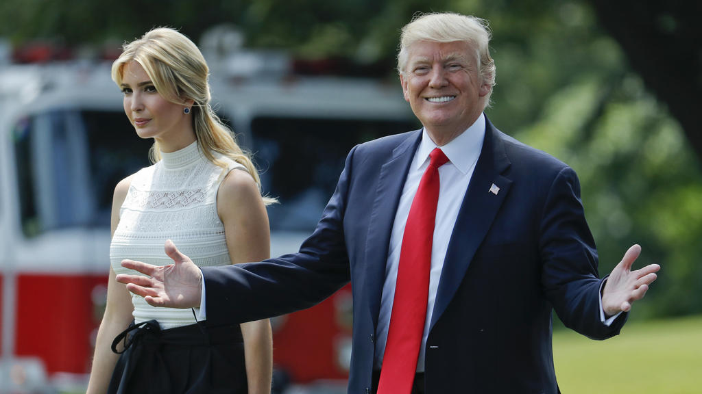 Donald Trump mit seiner Tochter Ivanka