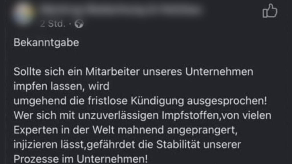 Dieser Post eines Dachdeckers sorgt für Aufsehen.