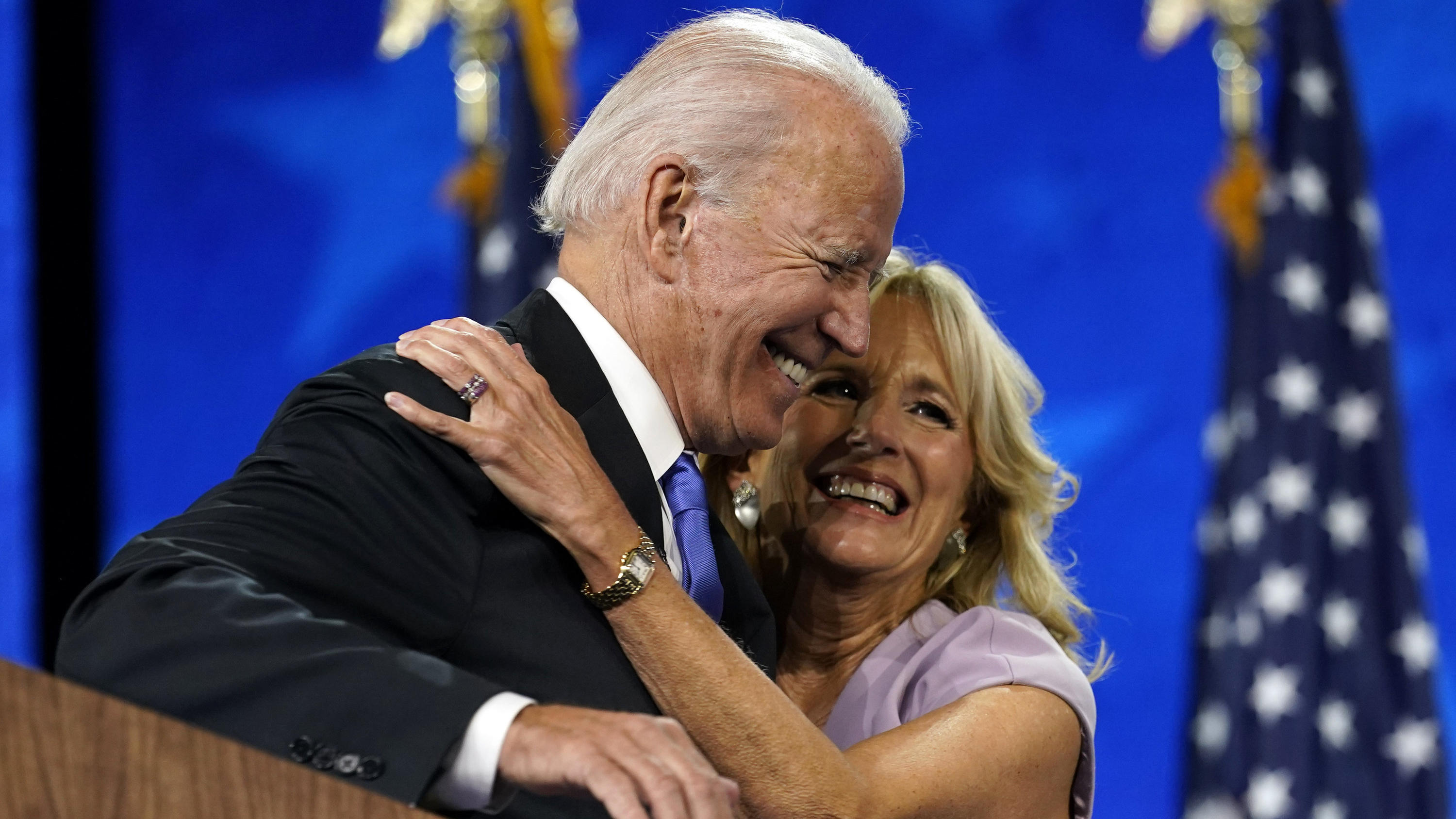 Joe und Jill Biden wollen noch am Tag der Amtseinführung ins Weiße Haus einziehen.