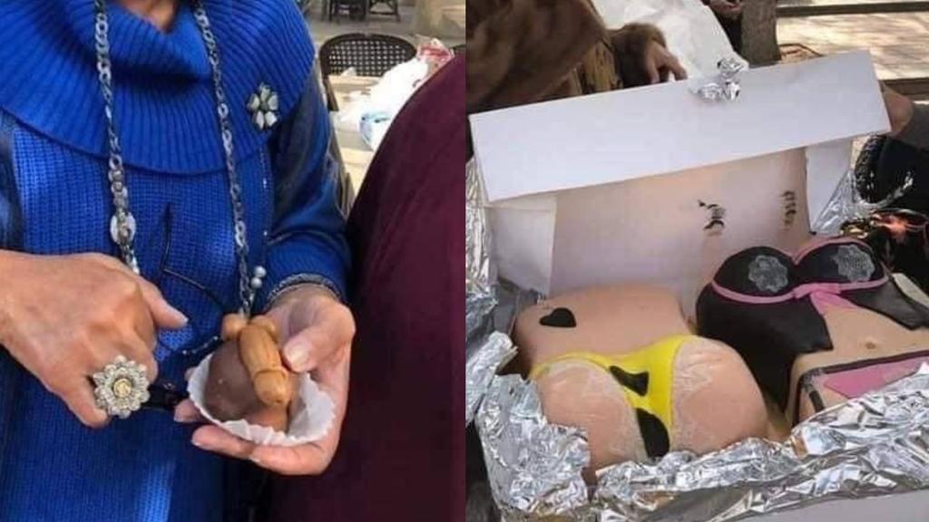 Penis- und Busen-Cupcakes