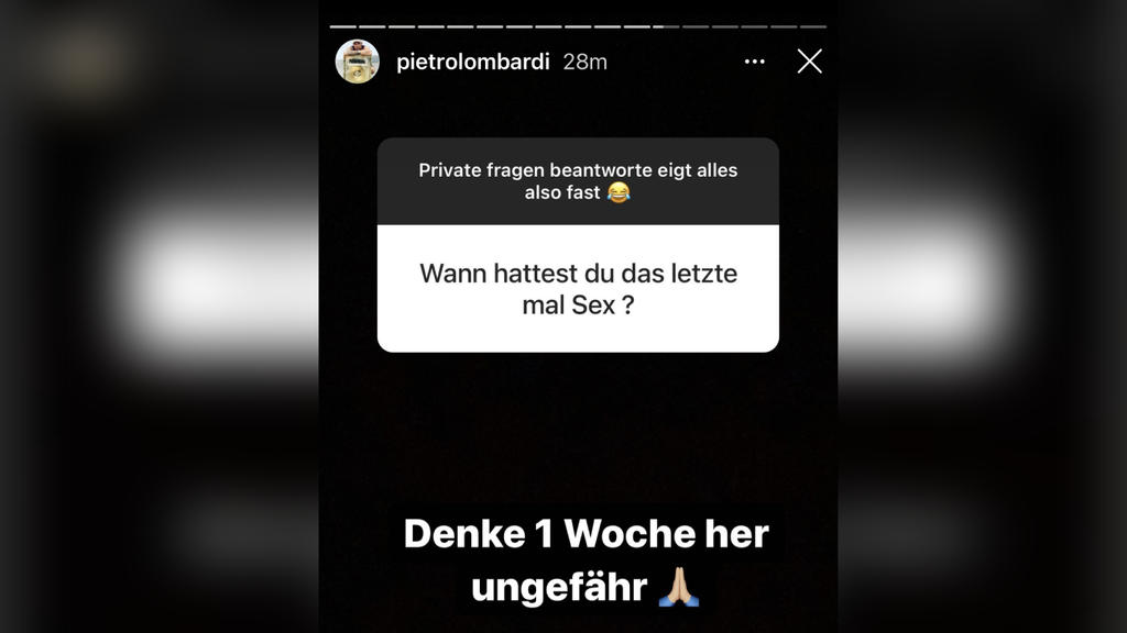 Pietro Lombardi spricht über eine sehr aktives Sexleben.