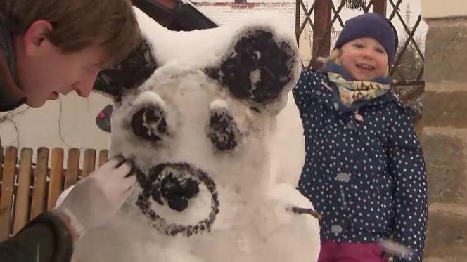 Die Eberner im Panda-Fieber.