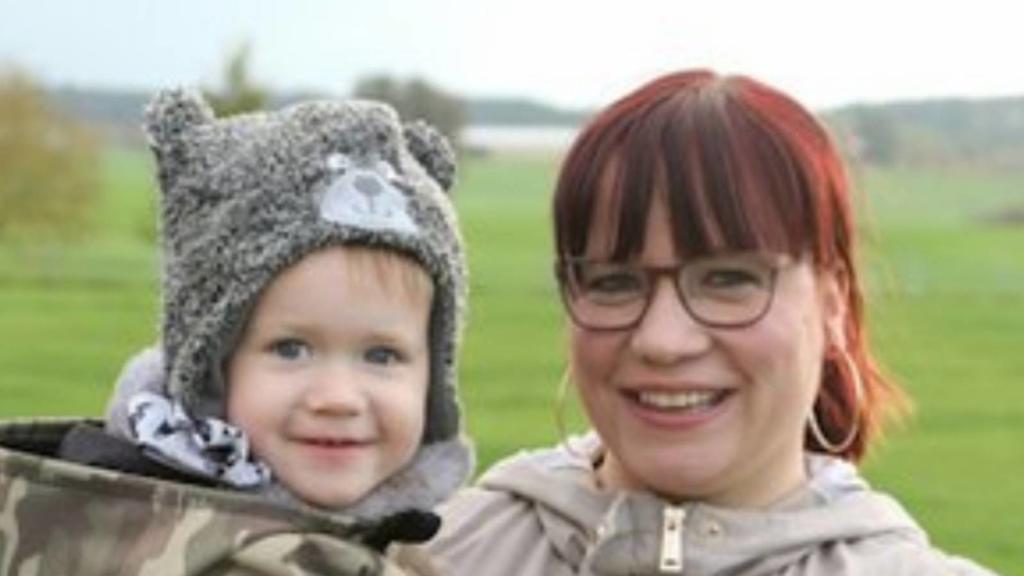 Jenny Simon und ihr Sohn Maximilian