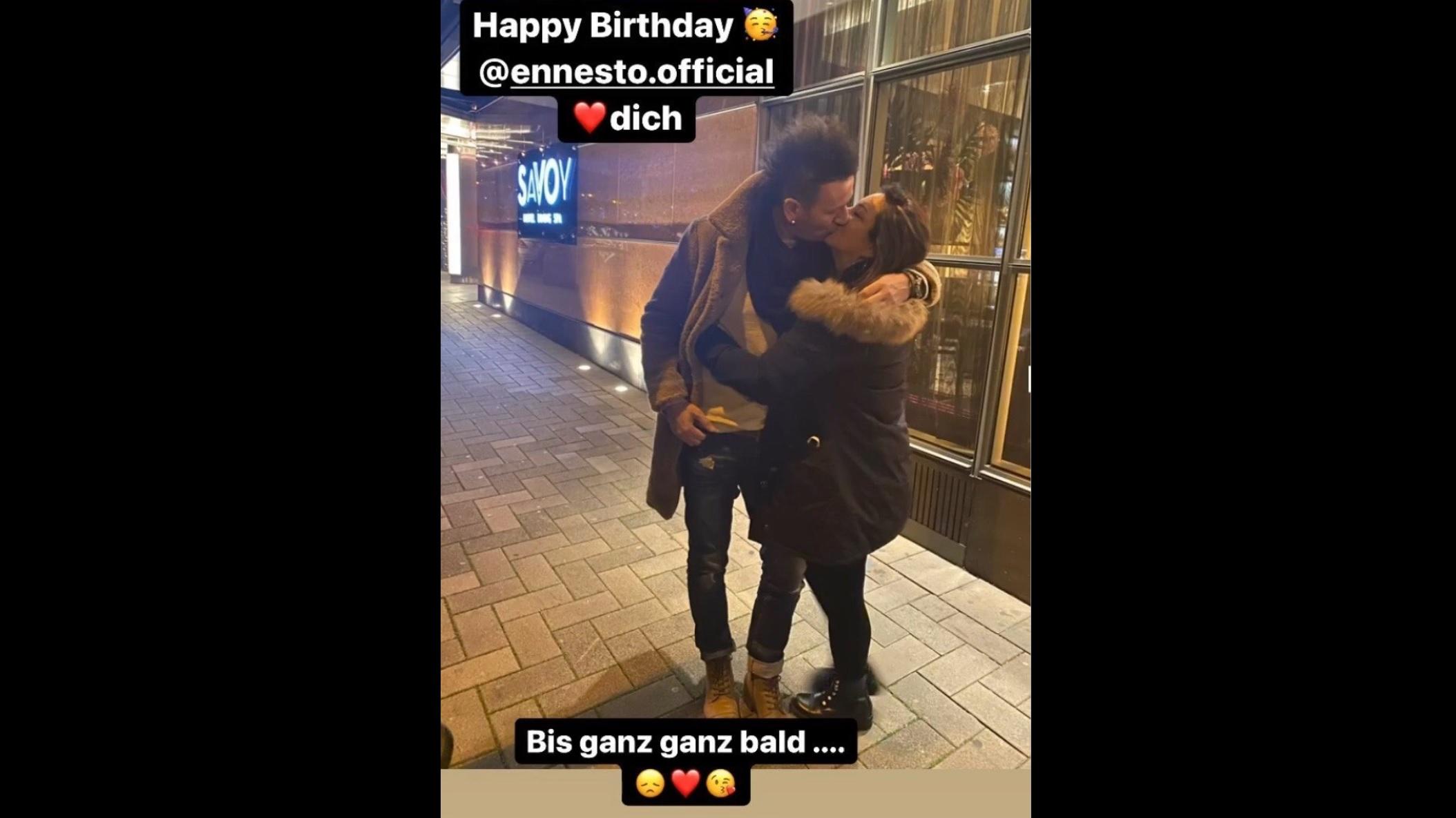 Danni Büchner gratuliert ihrem Partner Ennesto Monté auf Instagram zum Geburtstag.