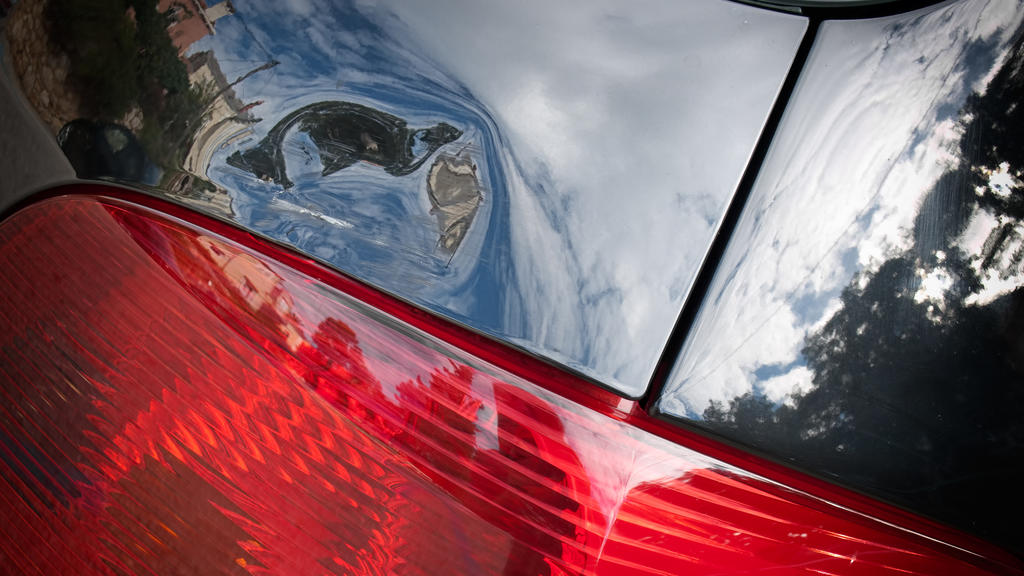 Delle im Auto