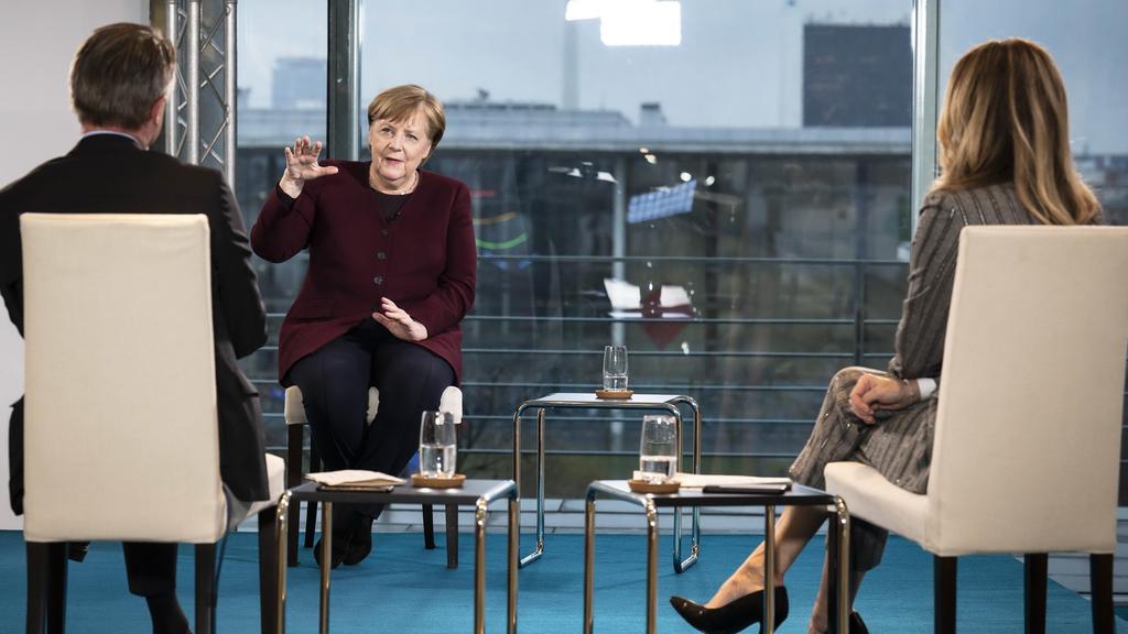 Angela Merkel im RTL-Interview