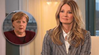 Angela Merkel im Interview mit "RTL Exclusiv"-Moderatorin Frauke Ludowig.