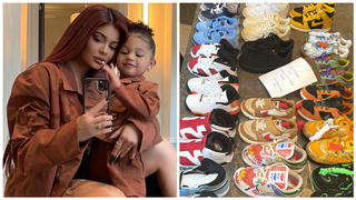 Kylie Jenners Tochter Stormi "ist so verwöhnt": Die 3-Jährige besitzt schon eine teure Schuh-Kollektion.