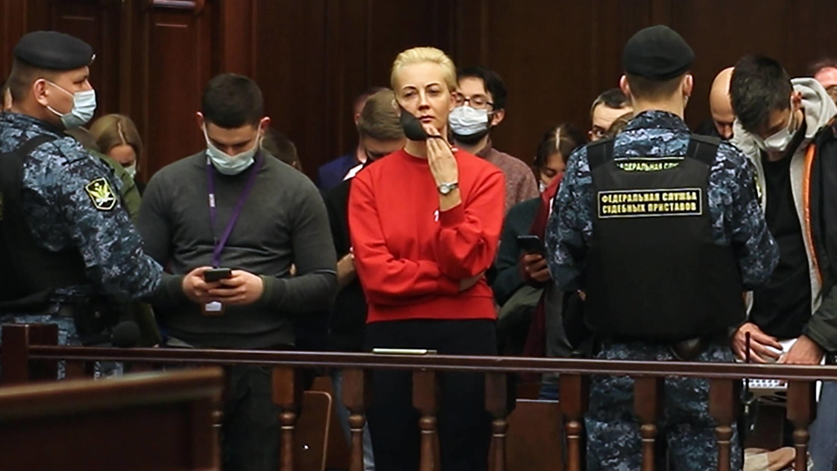 News Bilder des Tages Russland, Gerichtsanhörung von Alexej Nawalny in Moskau MOSCOW, RUSSIA - FEBRUARY 2, 2021: Alexei