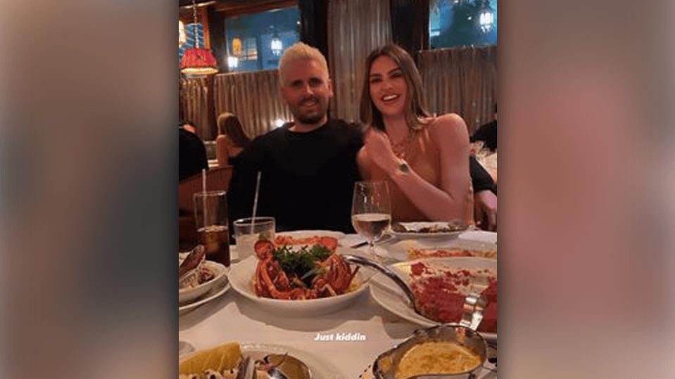 Amelia Hamlin und Scott Disick beim Abendessen