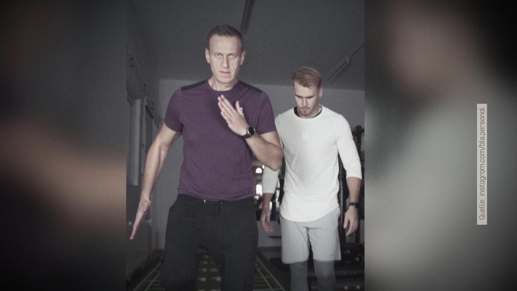 Sportstudent Björn Leber trainiert Alexej Nawalny