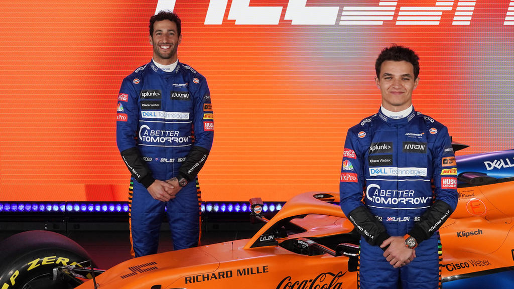 Daniel Ricciardo und Lando Norris