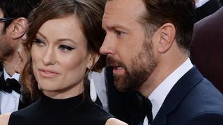  Actors Olivia Wilde and Jason Sudeikis arrive on the red carpet at the 86th Academy Awards at the Hollywood and Highland Center in the Hollywood section of Los Angeles on March 2, 2014. PUBLICATIONxINxGERxSUIxAUTxHUNxONLY LAP20140302656