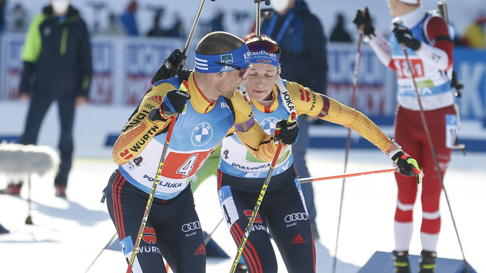 Biathlon Wm Erik Lesser Und Franziska Preuss Enttauschen In Single Mixed Staffel