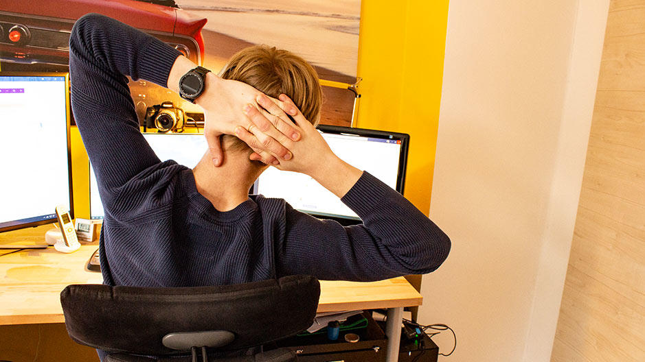 Arbeiten im Büro ist nicht gut für unseren Körper