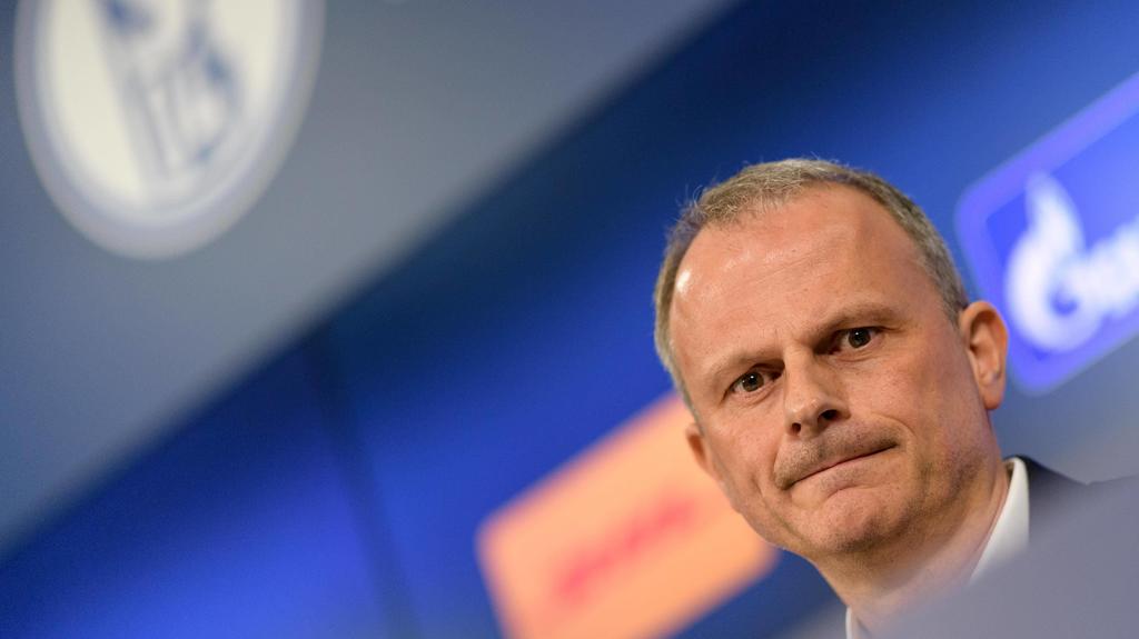 Vorstellung von Jochen Schneider als Sportvorstand beim FC Schalke 04, 05.03.2019 Jochen Schneider bei der Vorstellung als neuer Vorstand beim FC Schalke 04 am 03.05.2019 in Gelsenkirchen, , Gelsenkirchen NRW Deutschland Veltins Arena *** Presentati