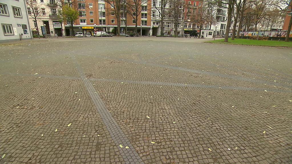Ehemaliger Standort der Bornplatzsynagoge in Hamburg