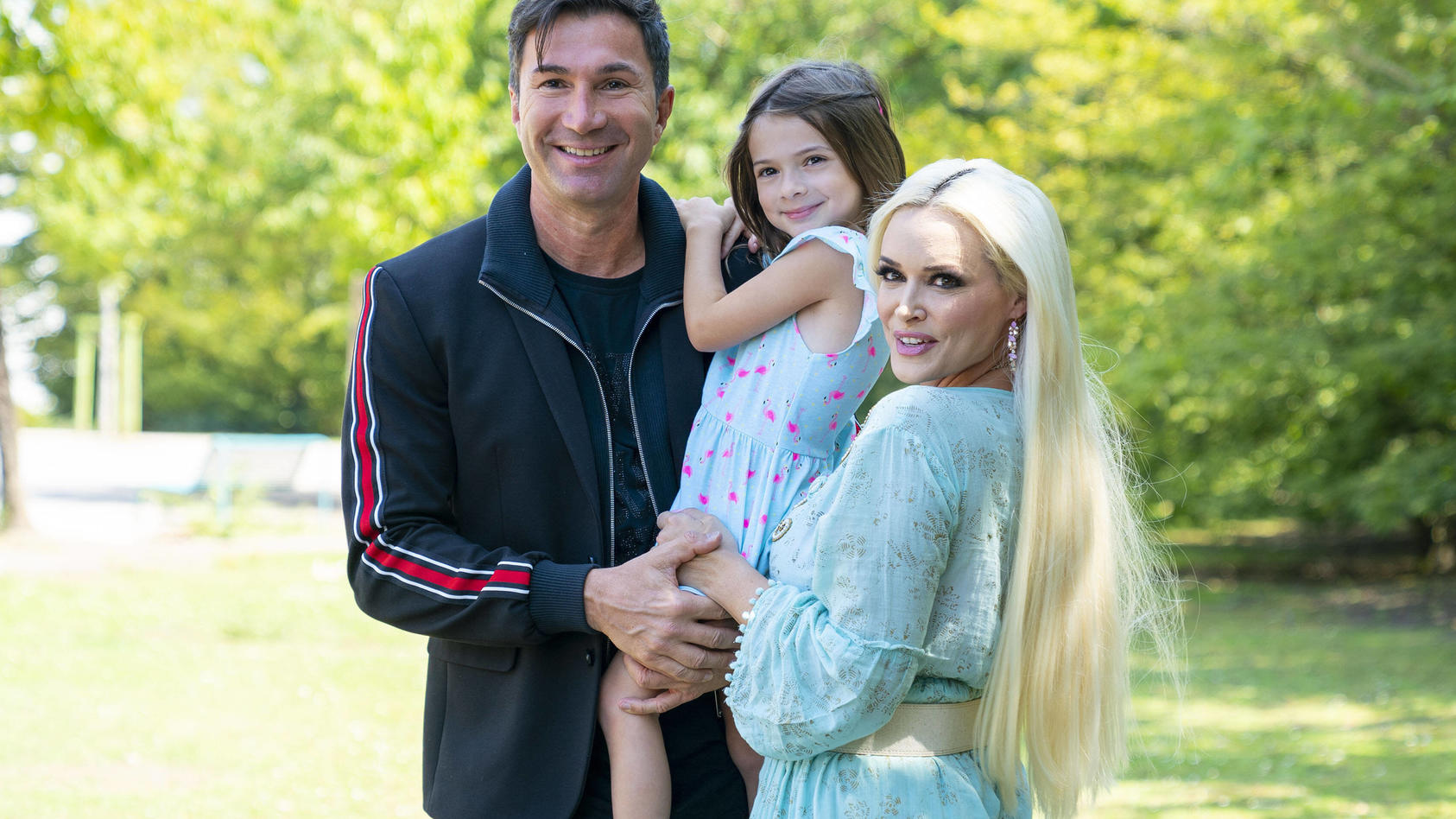 Daniela Katzenberger mit Ehemann Lucas Cordalis und Tochter Sophia