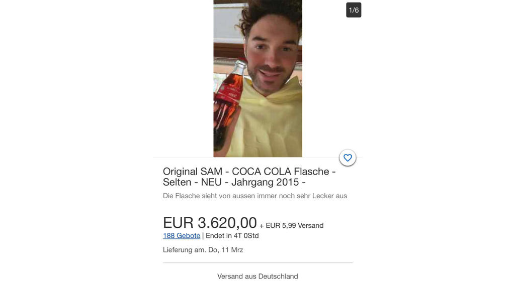 Sam Dylan bei Ebay