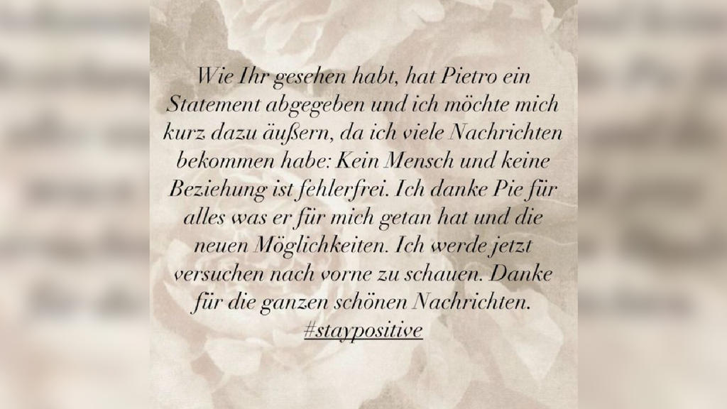 Laura Marias Statement zur Trennung von Pietro Lombardi