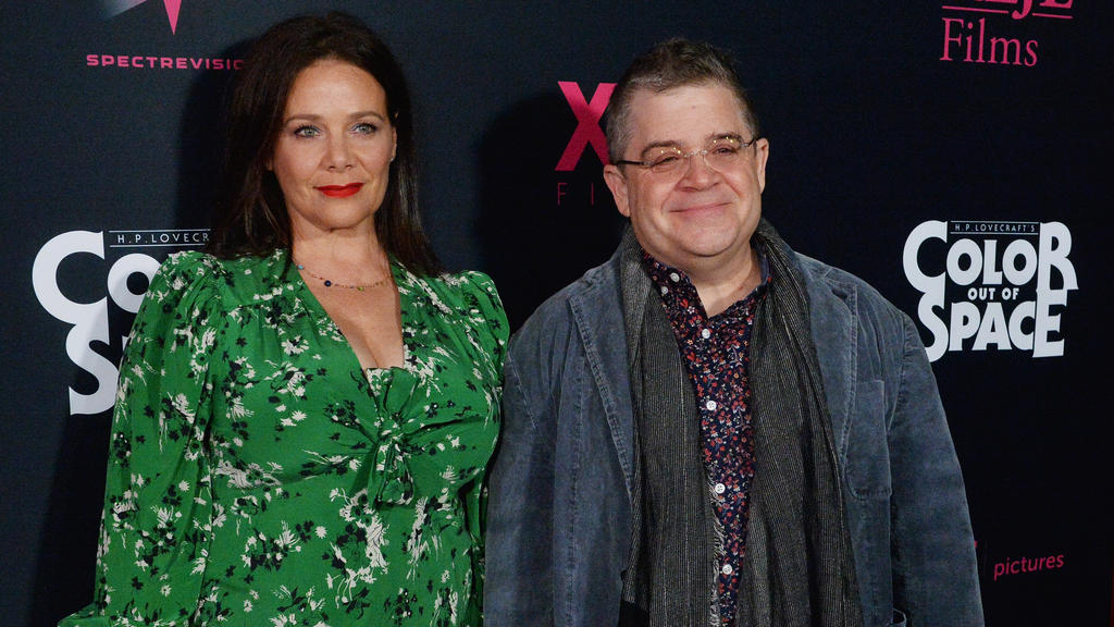 Patton Oswalt mit seiner zweiten Ehefrau, der Schauspielerin Meredith Salenger