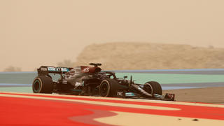 Formula One F1 - Pre-Season Testing - Bahrain International Circuit, Sakhir, Bahrain - March 12, 2021  Mercedes' Lewis Hamilton in action during testing  REUTERS/Hamad I Mohammed