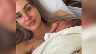 Julia Prokopy postet Foto mit ihrer neugeborenen Tochter