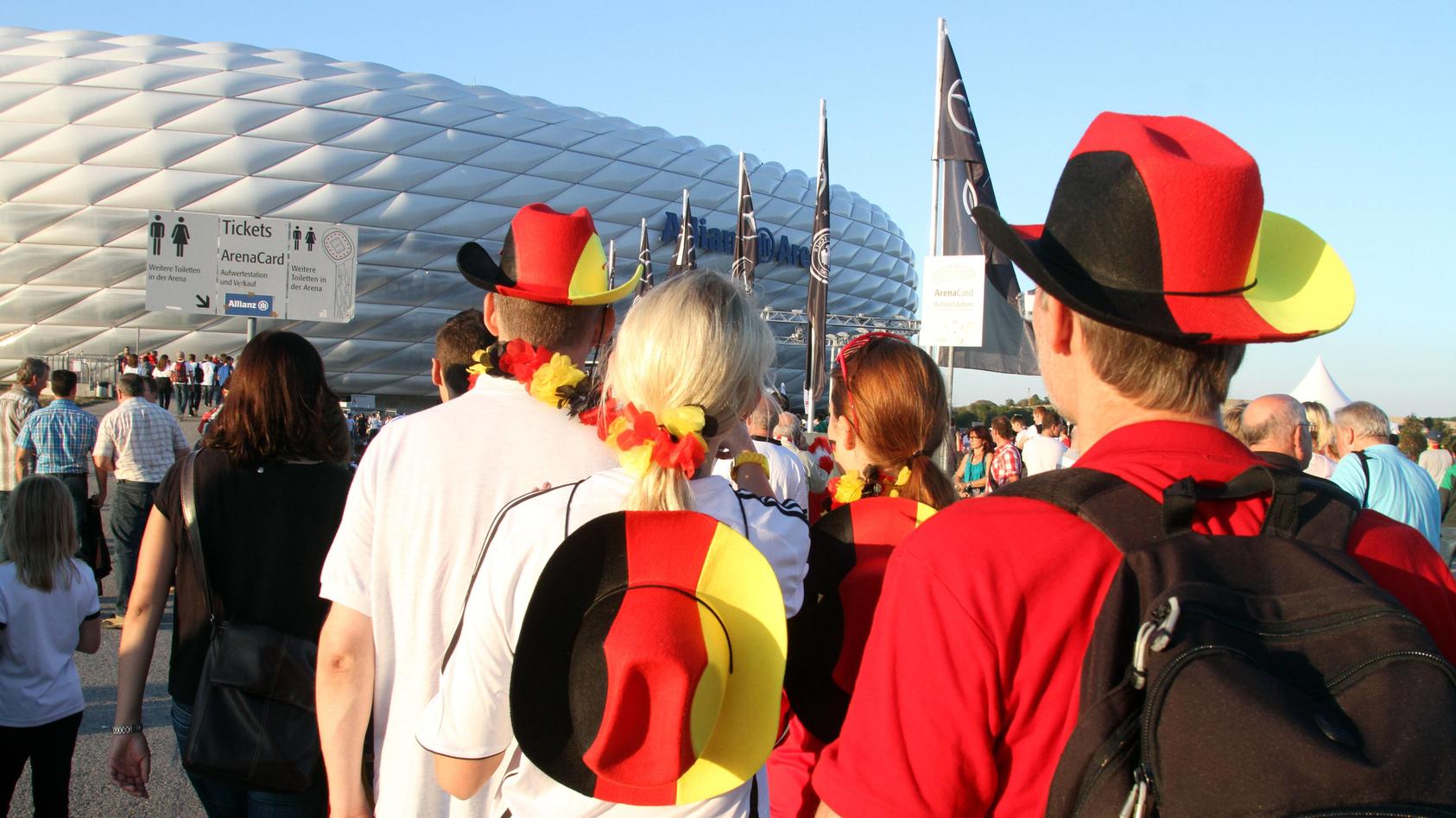 Fans bei der EM 2021 in der Allianz Arena in München?