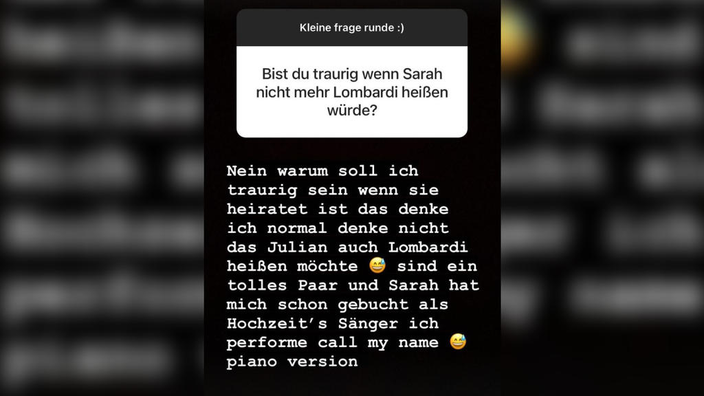 Pietro Lombardi spricht über Sarahs Hochzeit