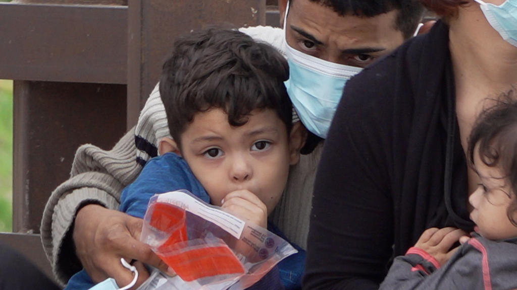 An der Grenze zu Mexiko: Migranten in der Hoffnung auf ein besseres Leben.