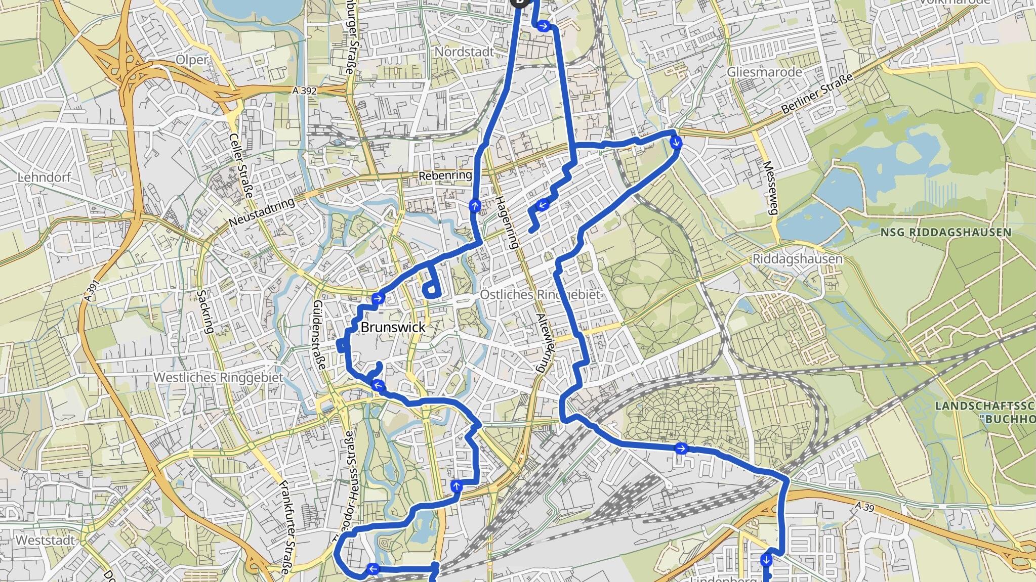Osterhase GPS-Drawing