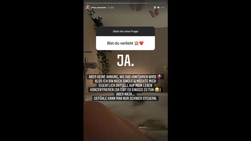 EX-BTN-Star Anne Wünsche ist verliebt