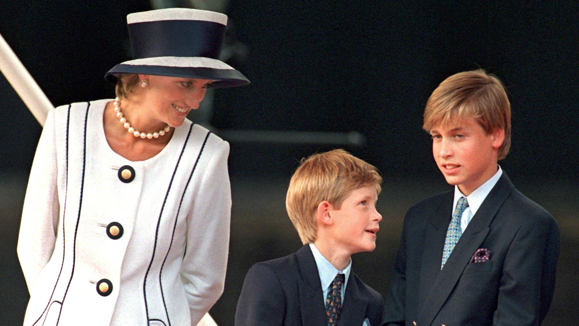 Prinzessin Diana hinterließ ihre zwei Söhne: Prinz Harry und Prinz William.