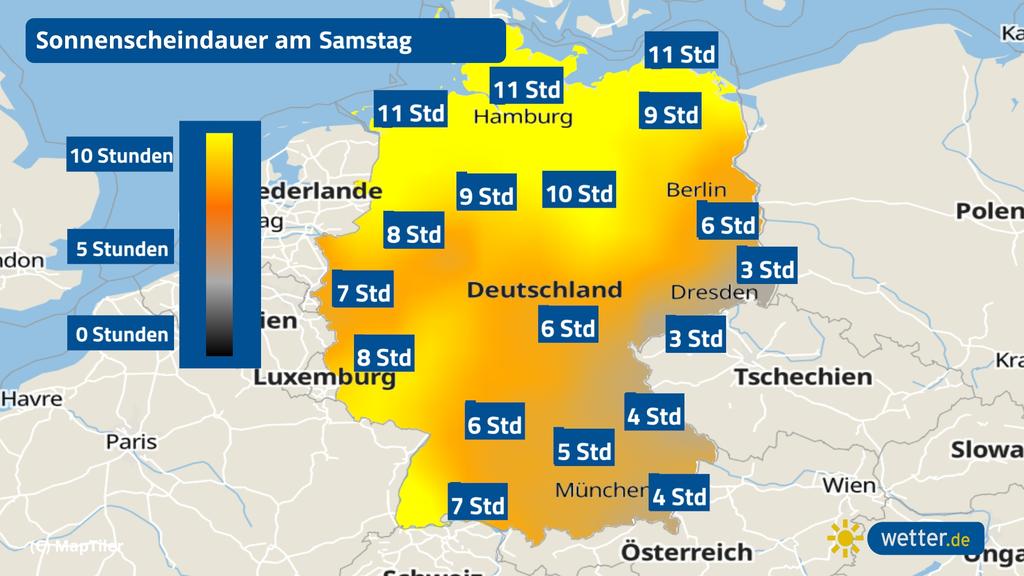 Der Wetterbericht für Ostern verspricht bis Sonntag zum Teil viel Sonne.