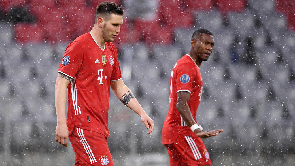 Niklas Süle (vorne) konnte nicht glänzen.