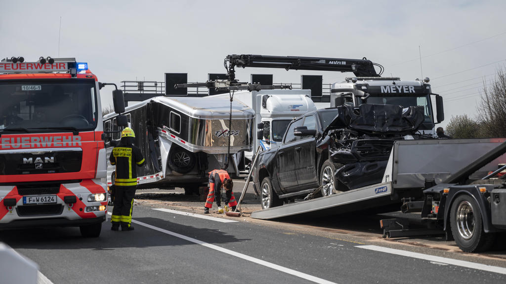Pferd stirbt nach Auffahrunfall auf A5 am Bad Homburger Kreuz Bei einem schweren Auffahrunfall auf der A5 am Bad Homburger Kreuz ist am 09.04.2021 ein Pferd so schwer verletzt worden, dass es noch vor Ort eingeschläfert werden musste. Ein Transporter