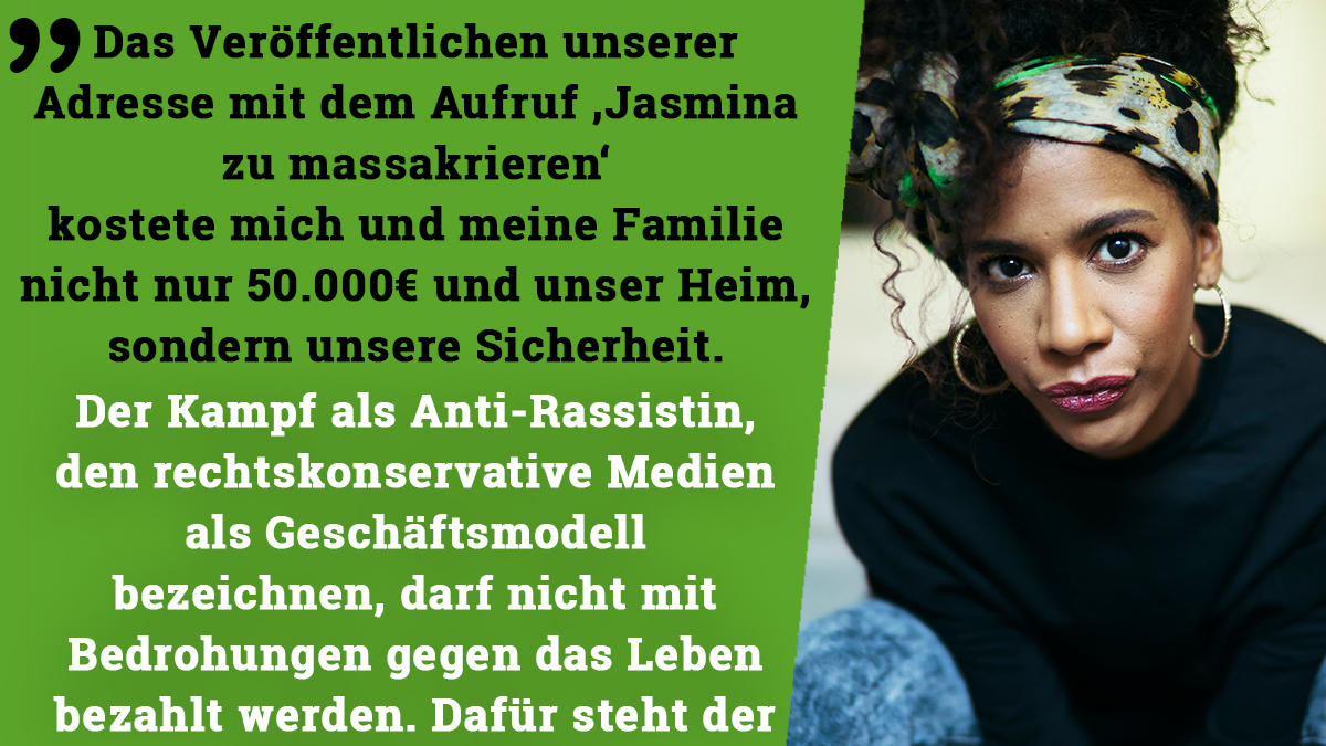 Jasmina Kuhnke kämpft gegen Rassismus und Morddrohungen.