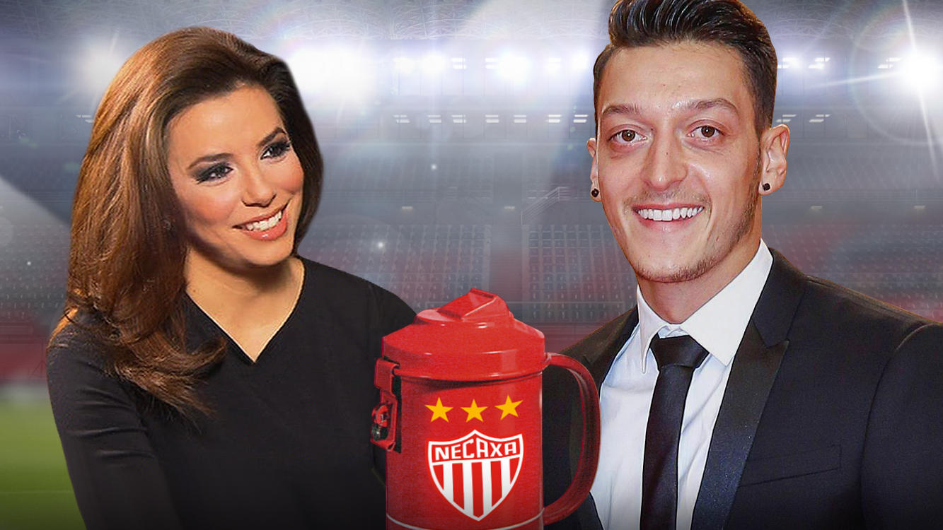 Eva Longoria und Mesut Özil unterstützen den "Club Necaxa"