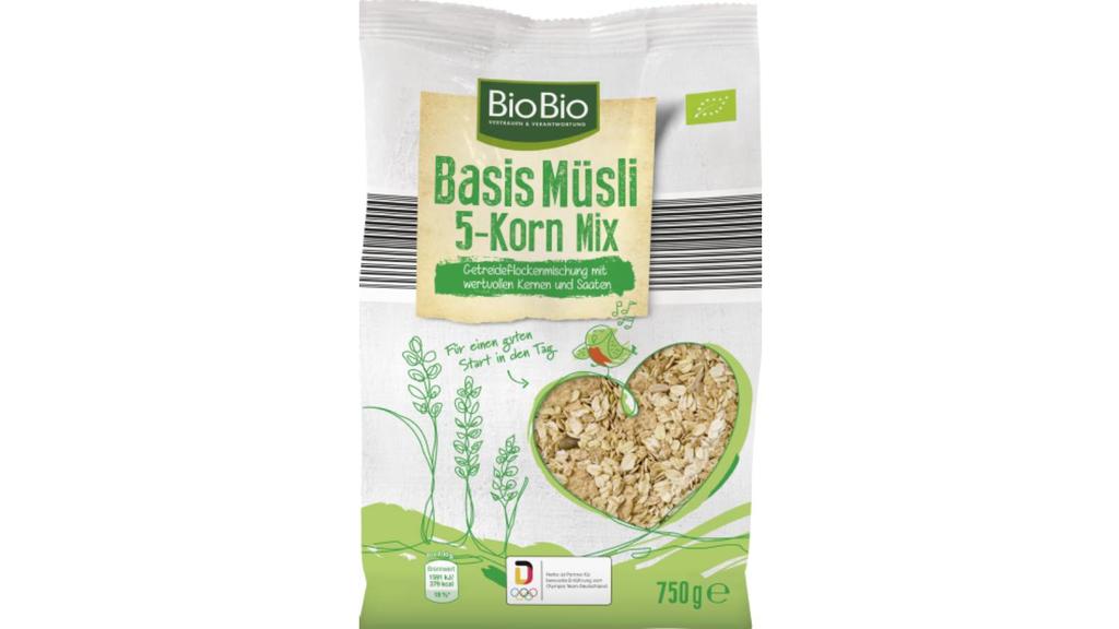 „BioBio Basis Müsli 5-Korn Mix“ von Netto