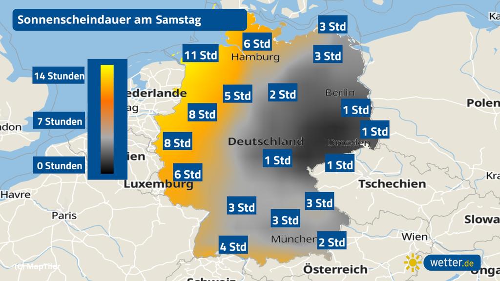 Der Wettertrend für Deutschland zeigt ein geteiltes Bild.