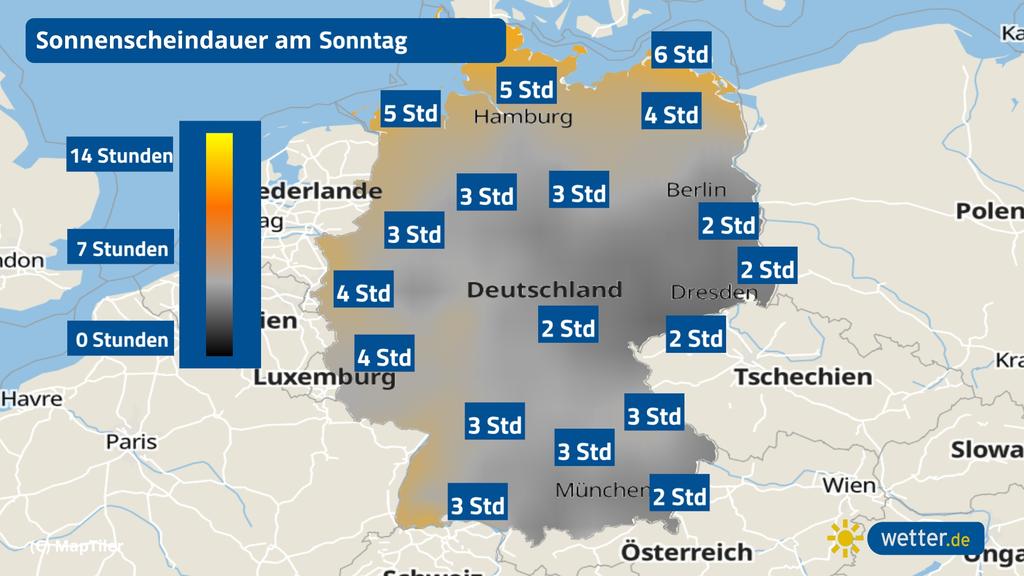 Die Sonne hat es im Wettertrend für Deutschland schwer.