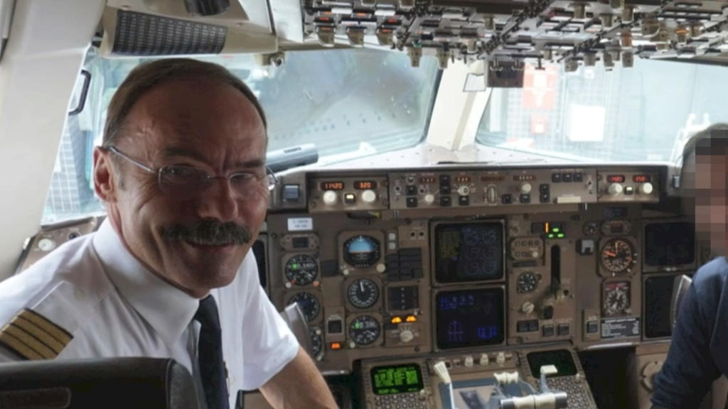 Willi Jahnke im Cockpit