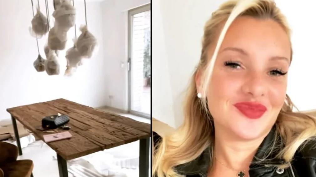 Evelyn Burdecki zeigt ihrer Instagram-Gemeinde stolz die Inneneinrichtung ihres Eigenheims.