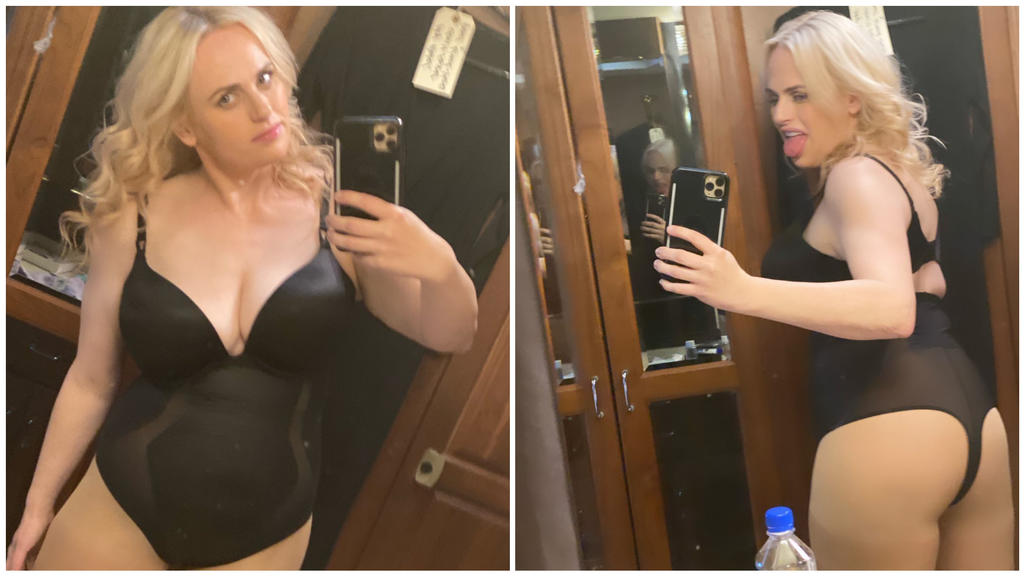 Rebel Wilson teilt diesen heißen Schnappschuss.
