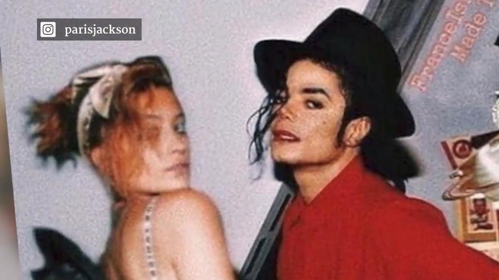 Vipstagram: Paris Jackson auf einer Foto-Collage mit ihrem verstorbenen Vater Michael Jackson.