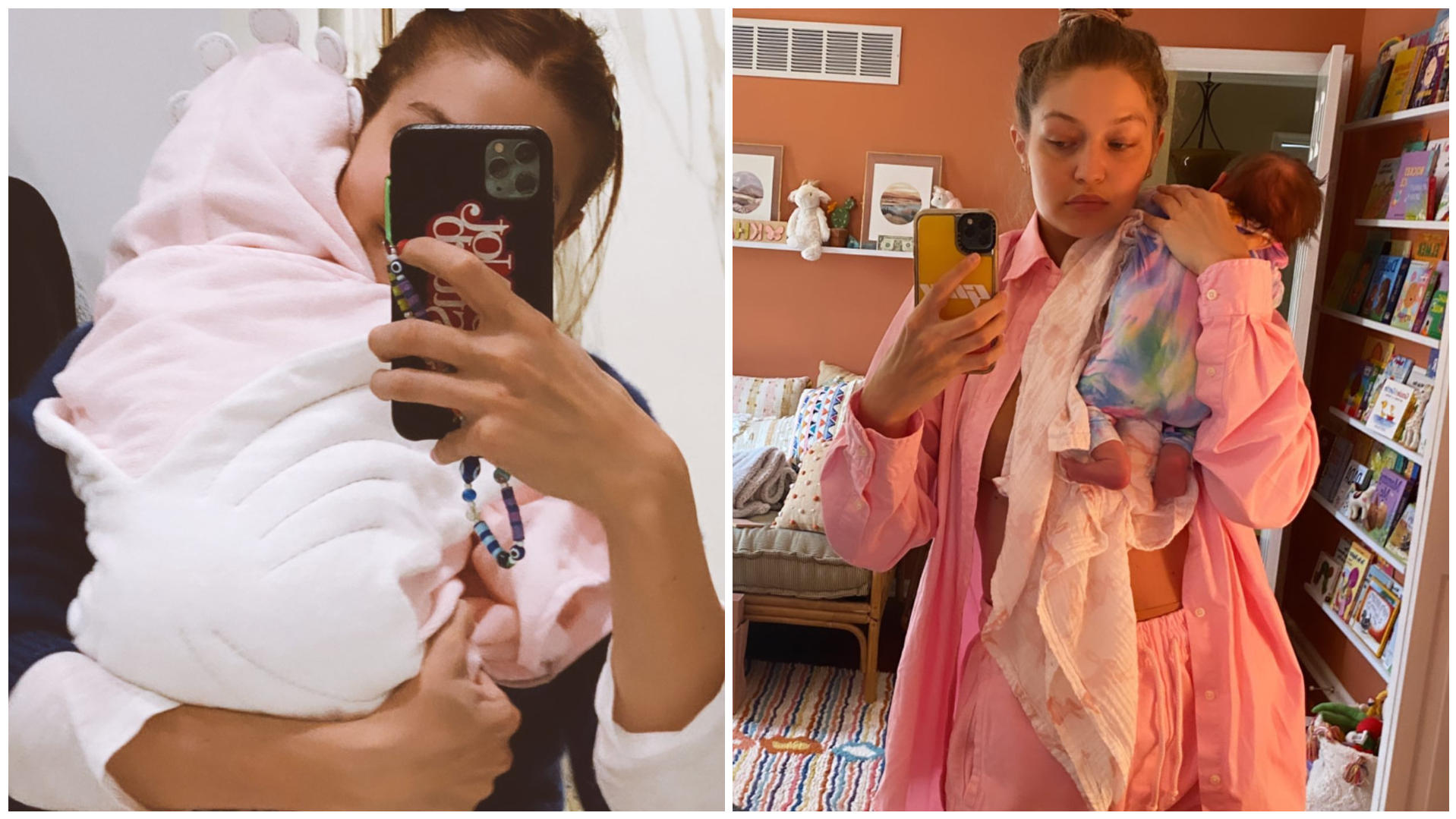 Auch in ihrer Instagram-Story nimmt Gigis Babyfoto-Flut kein Ende.