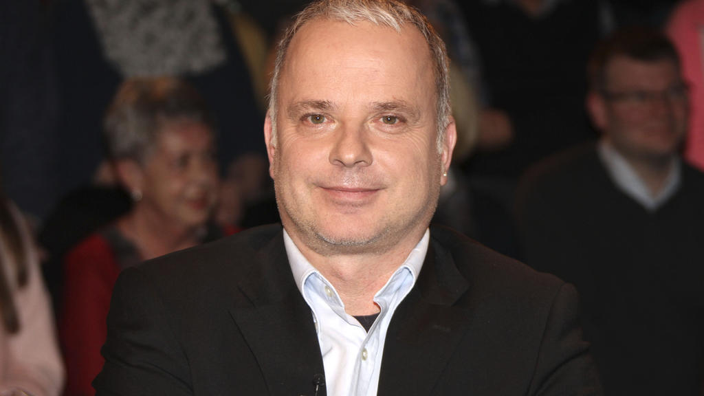 Martin Stürmer bei der Aufzeichnung einer Talkshow